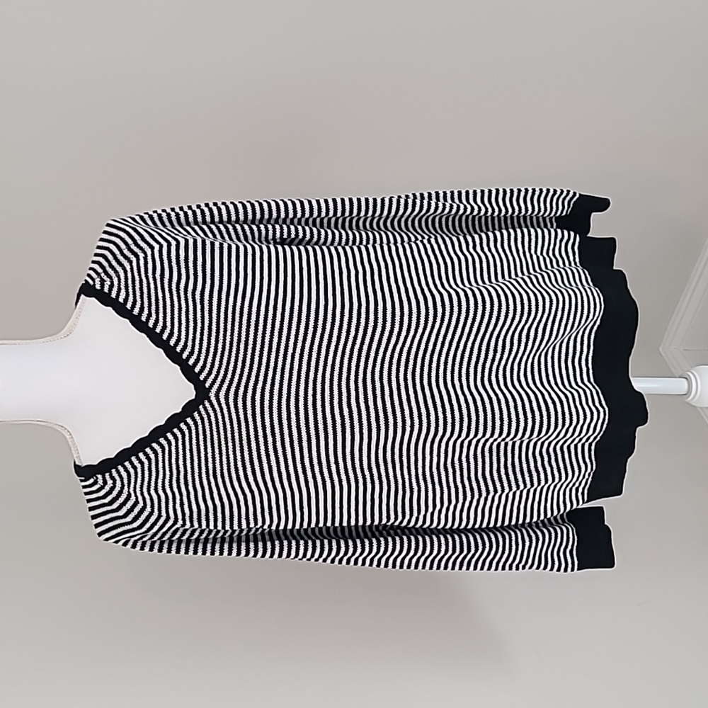 Loft Striped Tunic sweater